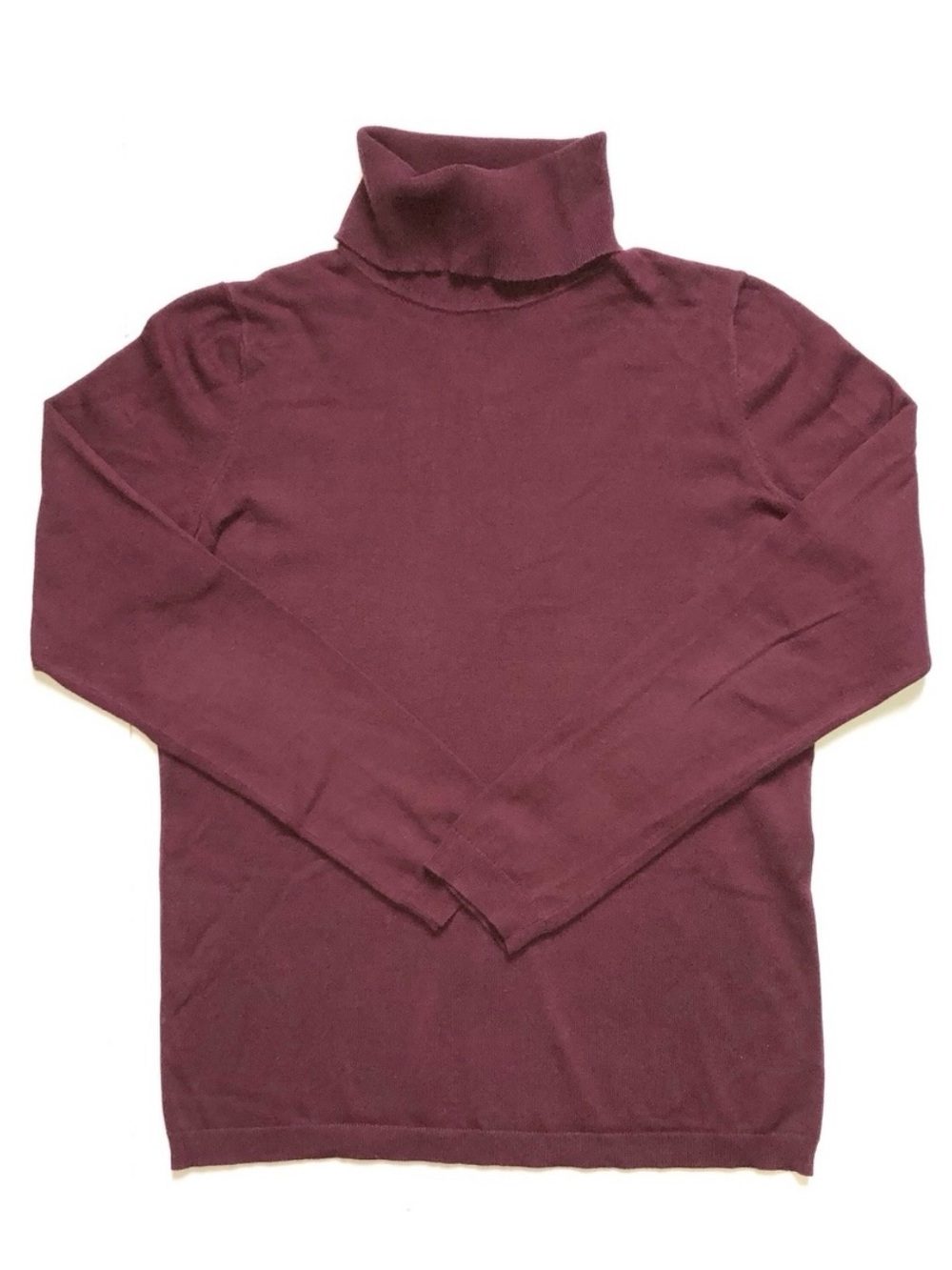 Talbots 3 for 15 SALE CLEARANCE Turtleneck Burgundy Sweater Small